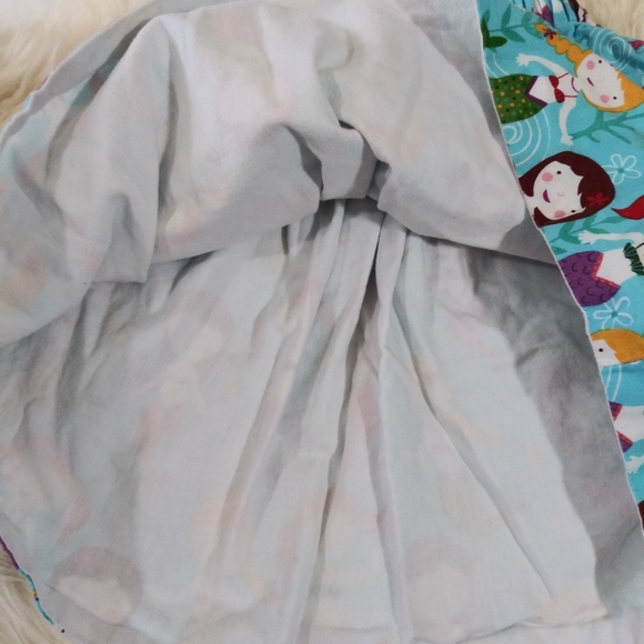 Handmade Girl's Mermaid Skirt - Picture 3 of 6